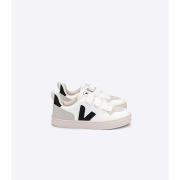 Veja V-10 CWL Topanky Detske White/Black | SK 773ZUT